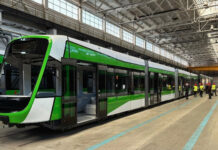 Primul tramvai produs la Astra Arad a plecat spre Capitală