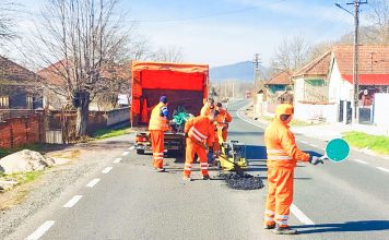 Intervenții la carosabil pe DN-urile din Arad, Caraș-Severin și Hunedoara. Trafic îngreunat pe DN 68A (galerie foto)