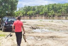 Braconaj piscicol în Lunca Mureșului: doi bărbați prinși pescuind ilegal în prohibiție