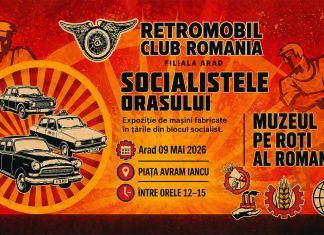 „Socialistele Orașului” aduce la Arad zeci de automobile de epocă din Europa de Est