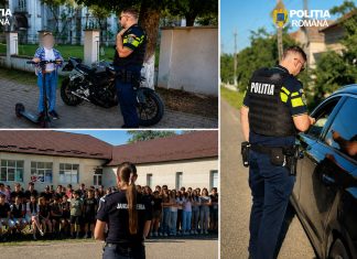 38 de elevi găsiți în afara școlii la Vinga în timpul unei acțiuni a poliției