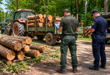 Pădurar din Arad, pus sub control judiciar după un furt de lemn de peste 10.000 de lei