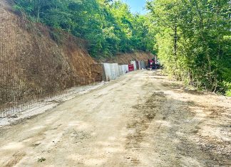 Imagini spectaculoase de pe șantierul Drumului Regelui. Lucrările avansează în zona montană din Arad